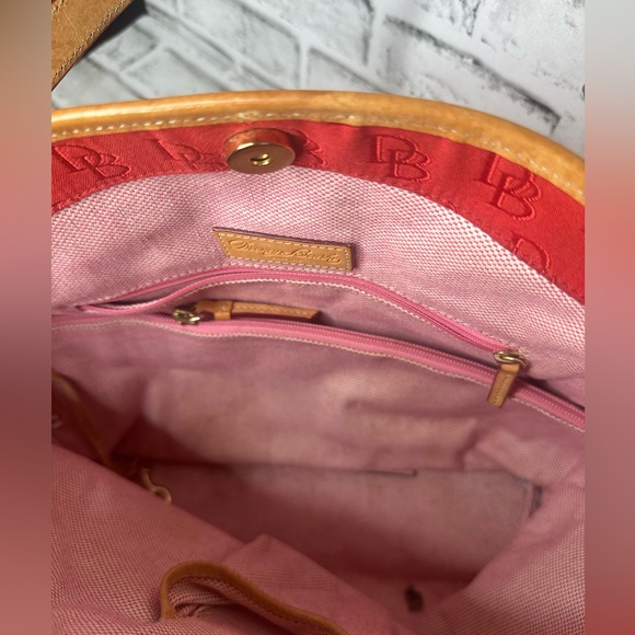 Dooney and Bourke Kristen Vintage Red Purse - Picture 4 of 5